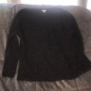 Women’s J Jill black and white sweater